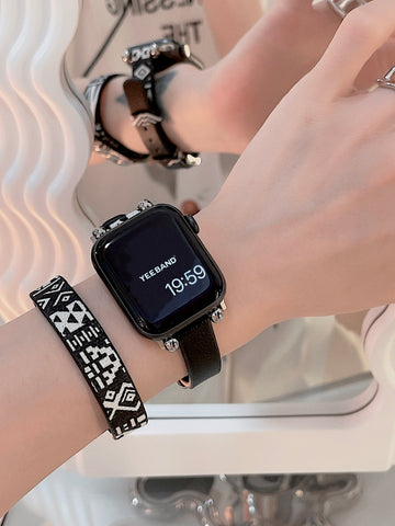 Geometric color-blocking design strap for Applewatch