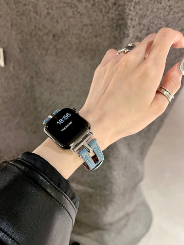 Modern Skeleton Denim Premium Niche Strap