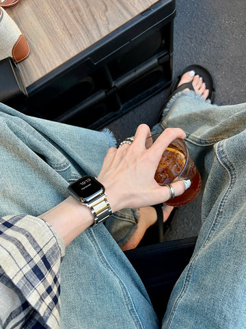 Neutral Style Classic Stainless Steel Strap for Applewatch