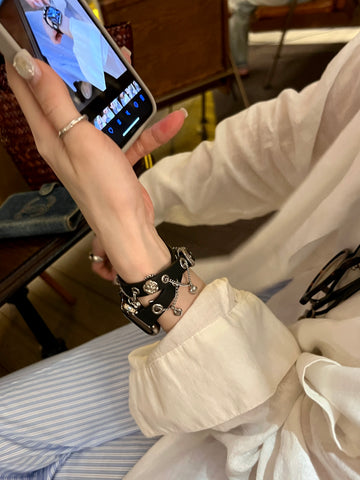 Chain tassel love pendant strap for applewatch