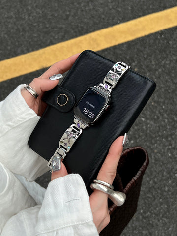 Bow design metal band for applewatch