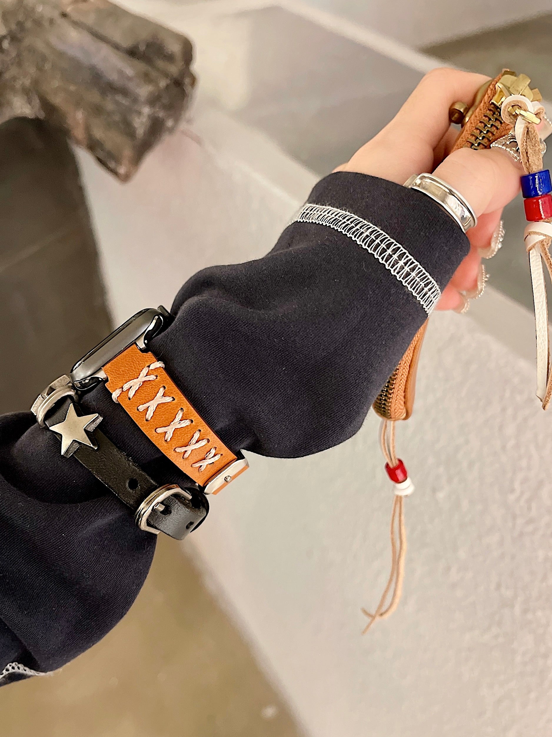 Majella Hand-Woven Personalized Leather Strap