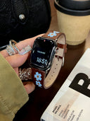 Sakura Bloom Leather Strap