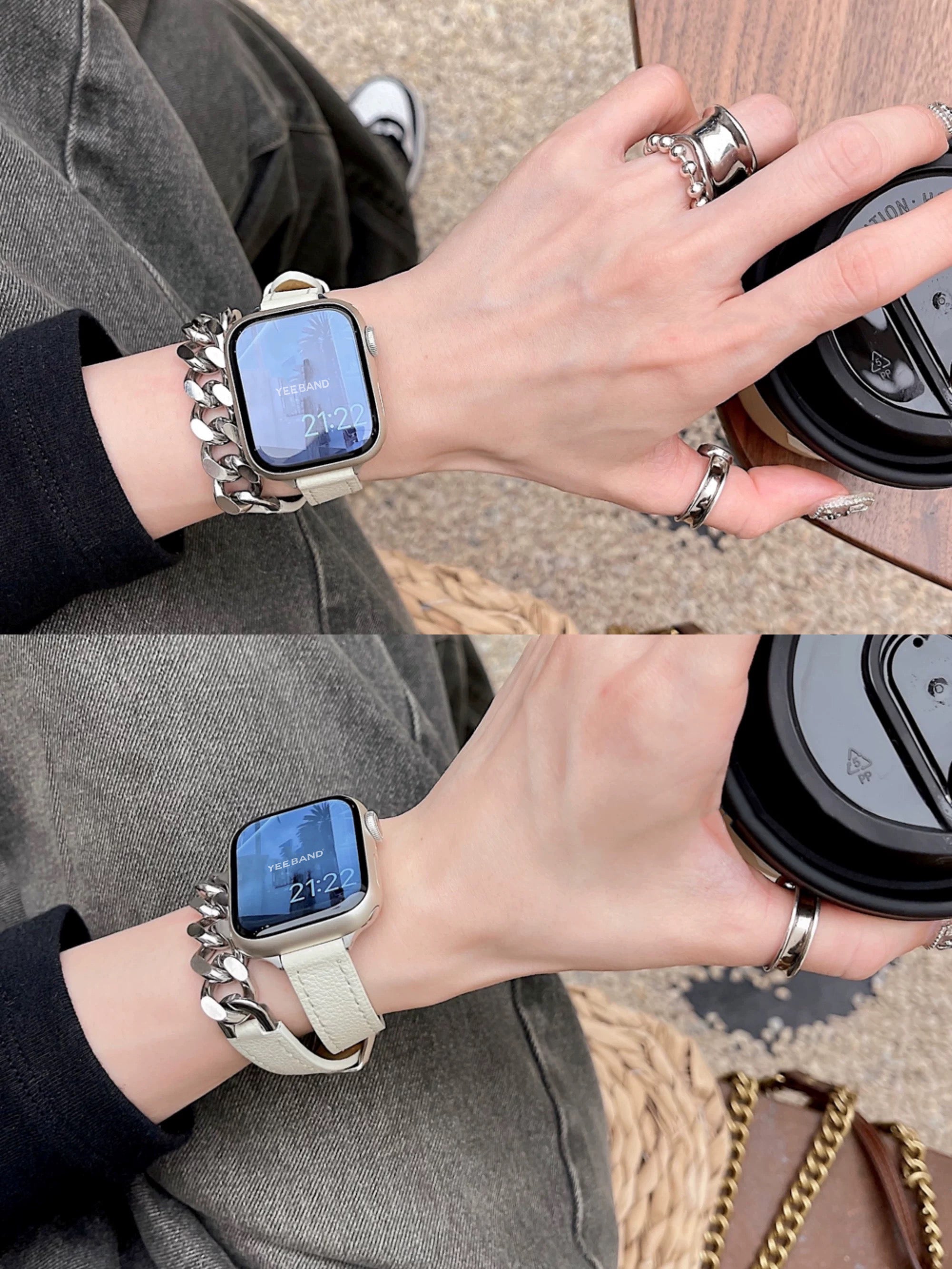 Double Loop Chain Band