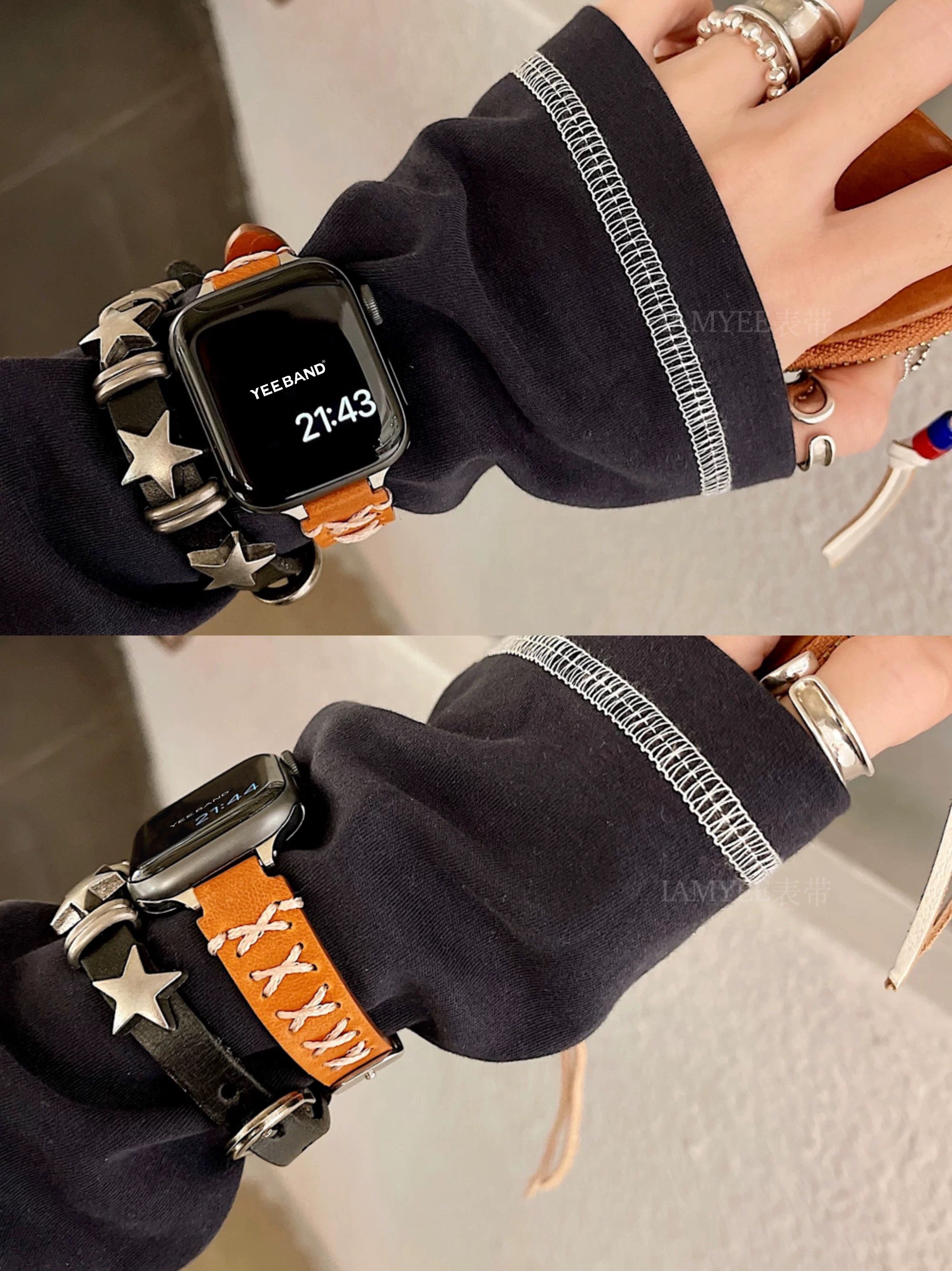 Majella Hand-Woven Personalized Leather Strap