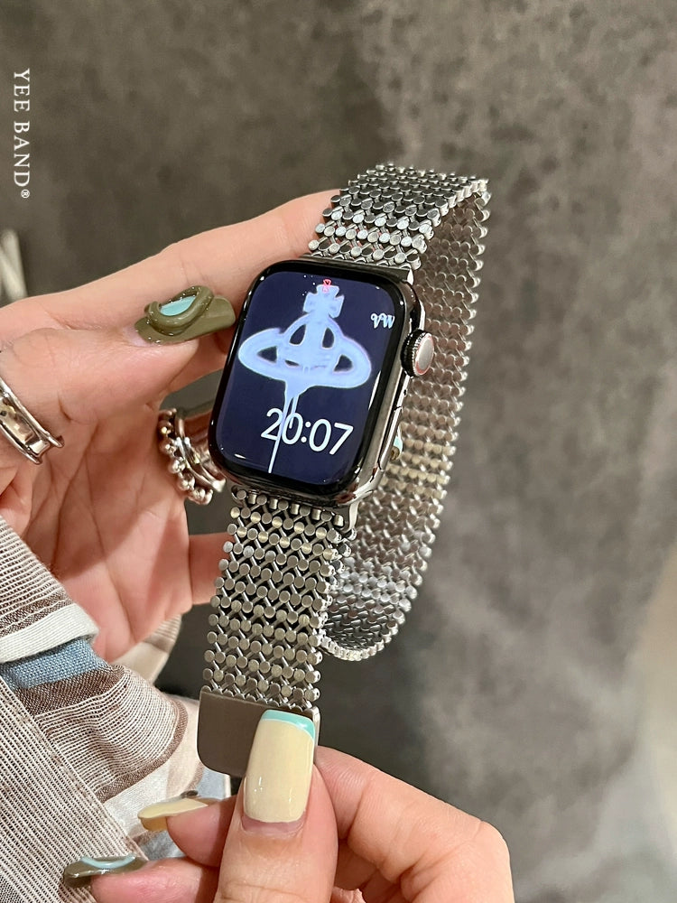 Morse Code Stainless Steel Band for AppleWatch