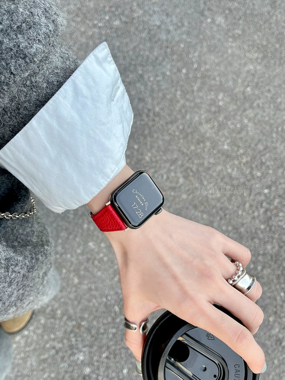 Pebbled Waist Strap for Applewatch