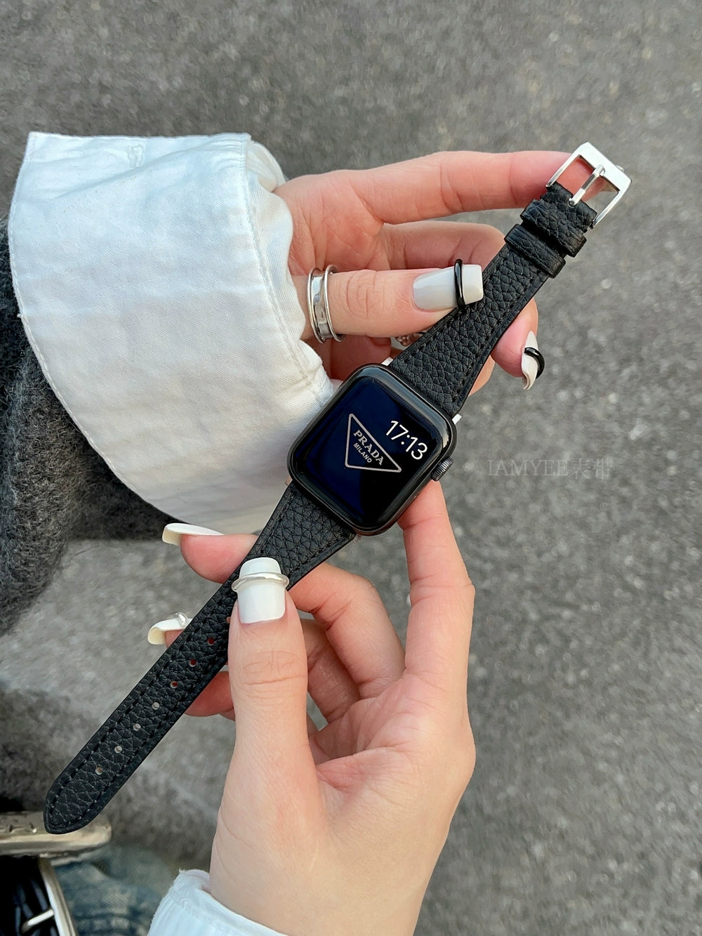 Pebbled Waist Strap for Applewatch