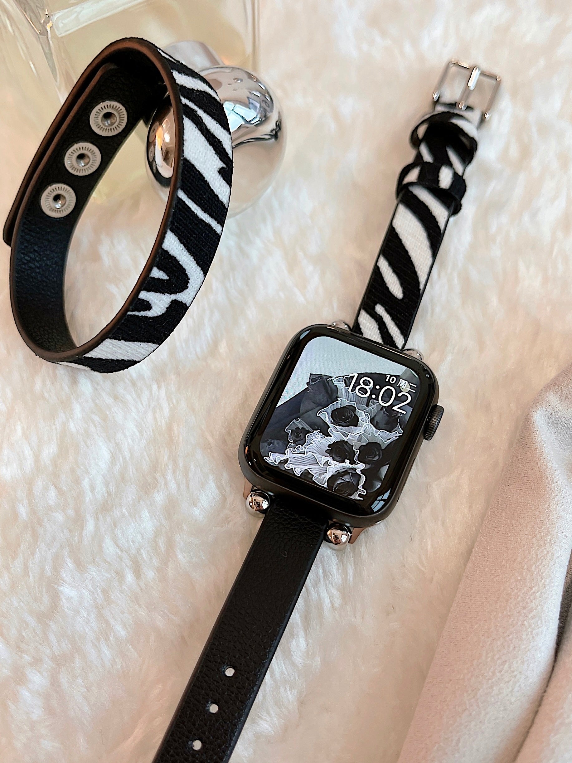 Geometric color-blocking design strap for Applewatch