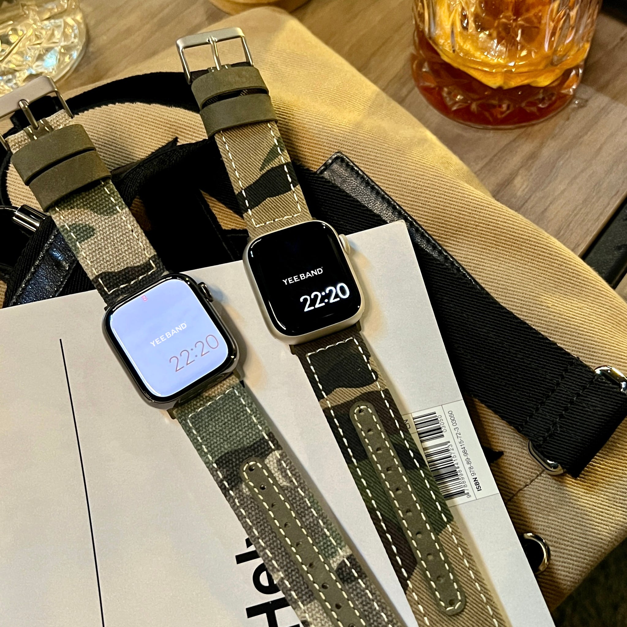 Vintage Camouflage Premium Feel Strap for Applewatch