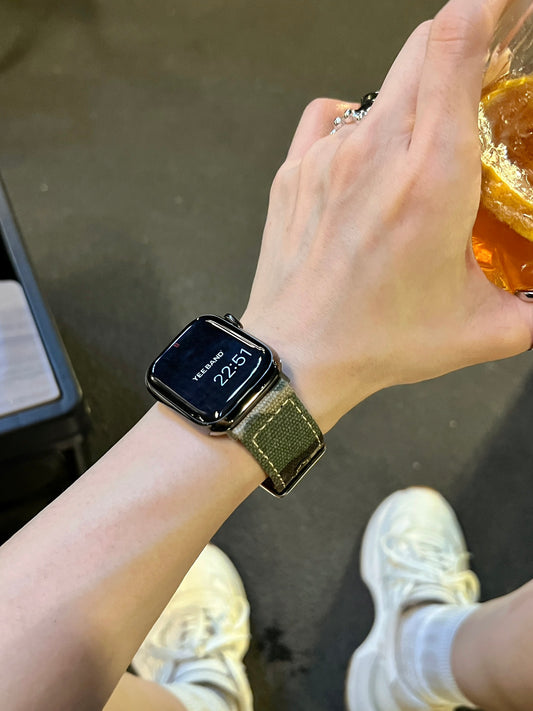 Vintage Camouflage Premium Feel Strap for Applewatch