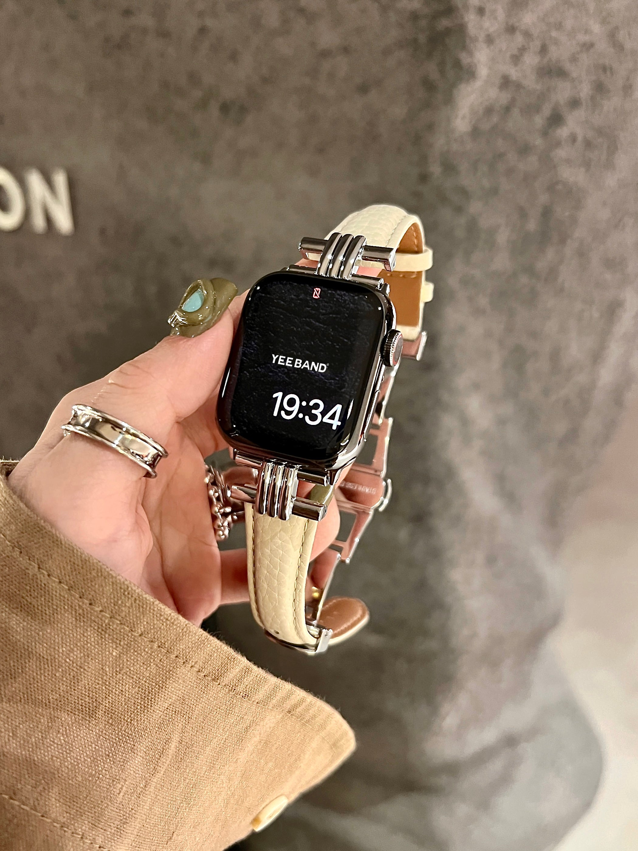 Leather Butterfly Buckle Band