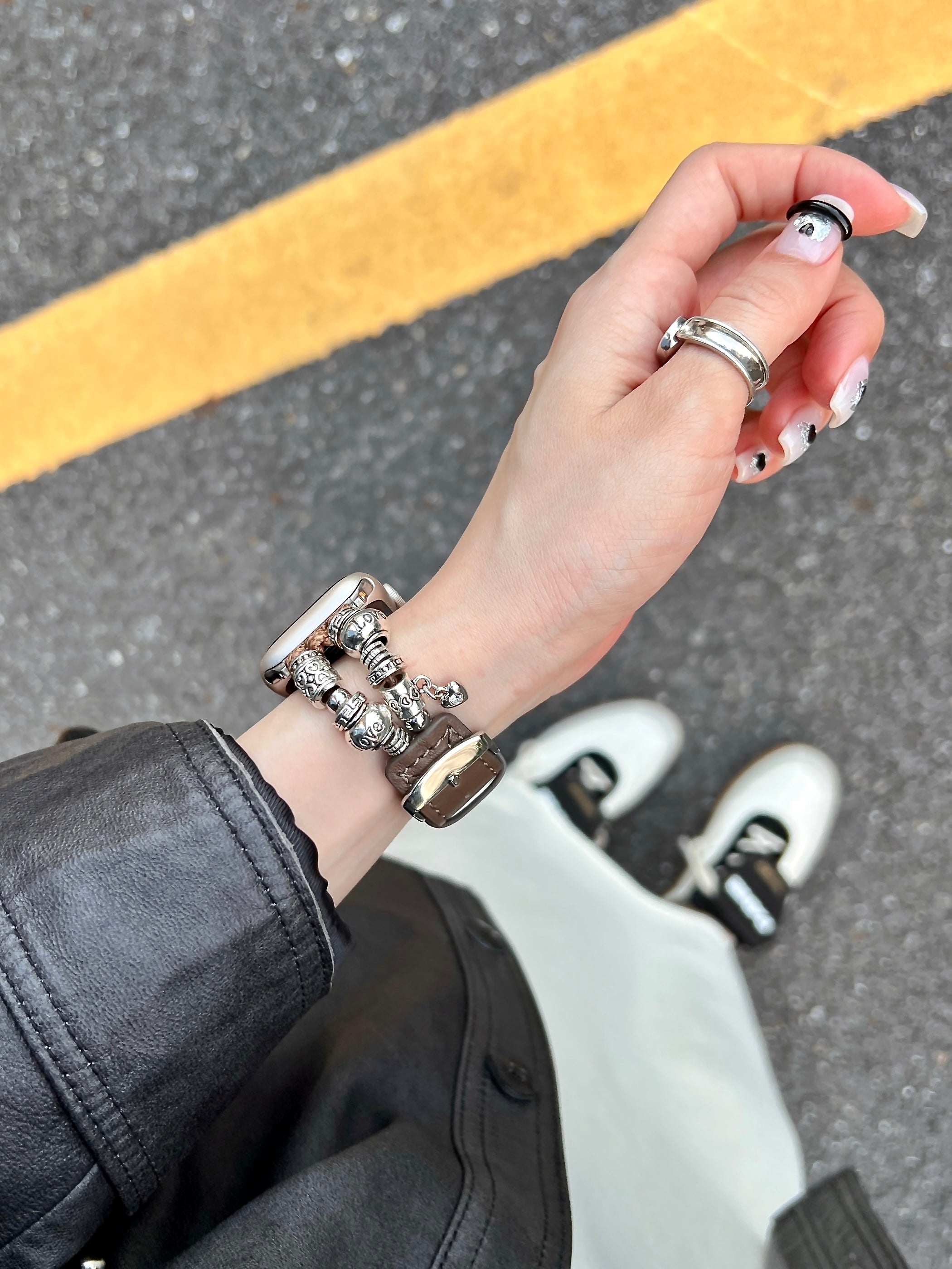 Heart Charm Bracelet Band