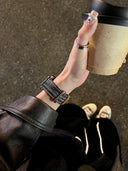 Classic-inspired denim Apple Watch band