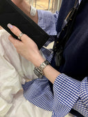 Classic design metallic stainless steel bracelet