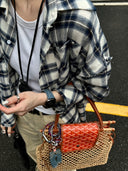 Denim Color-Block Band