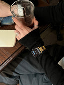 Checkered design bracelet stainless steel band for applewatch