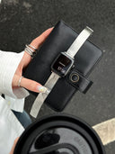 Cat's Eye Bamboo Stainless Steel Strap for applewatch