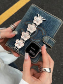 Pattaya Holiday Pink Orange Flower Flower Strap applewatch