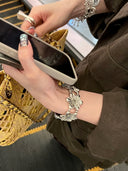 Summer Vacation Style Decorative Floral Bracelet for AppleWatch