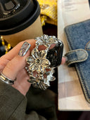 Summer Vacation Style Decorative Floral Bracelet for AppleWatch