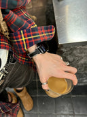 Side Chain Leather Band