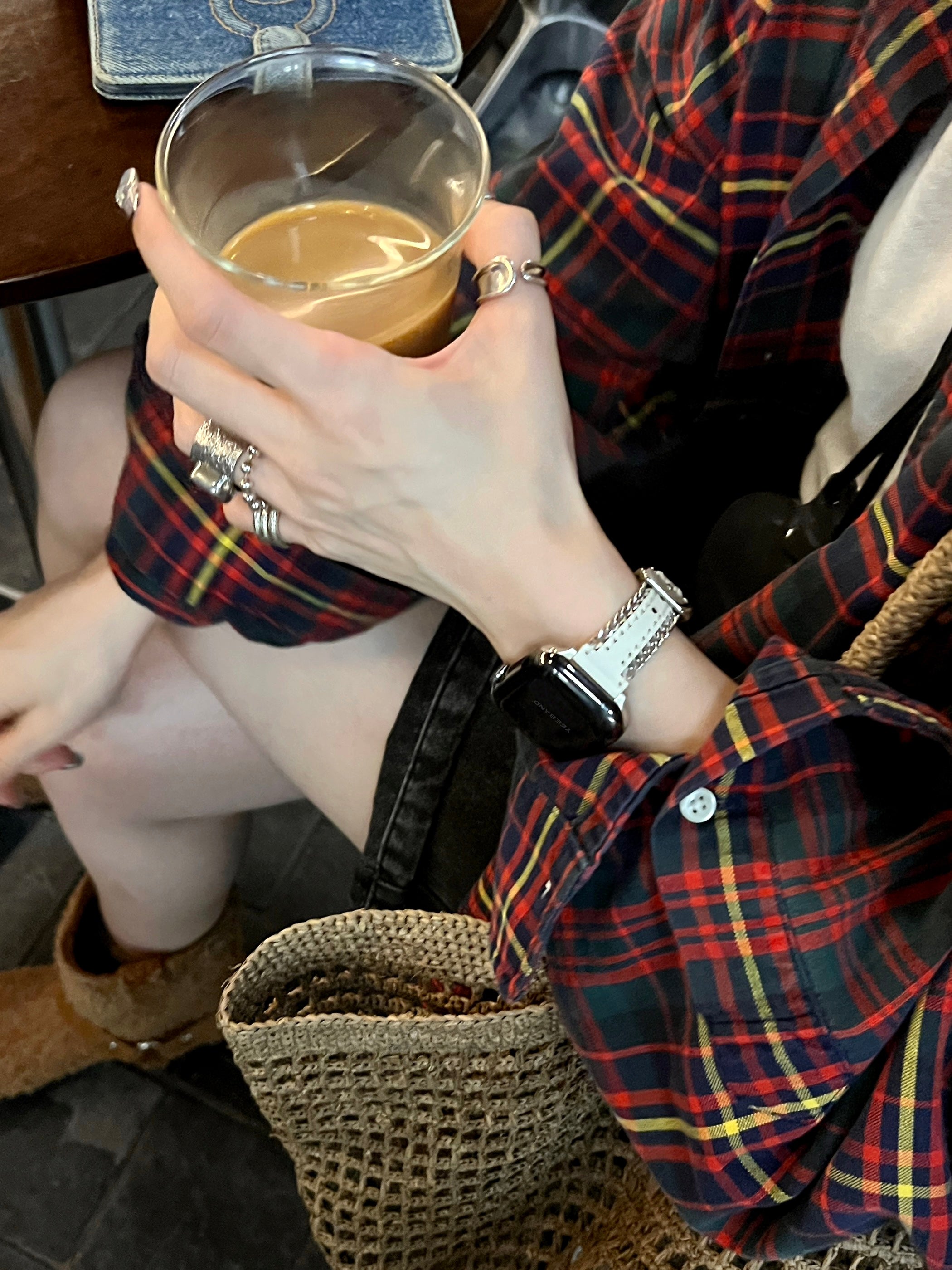 Side Chain Leather Band