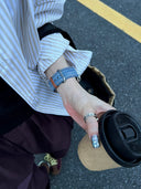 Casual Gangshan Denim Strap for applewatch