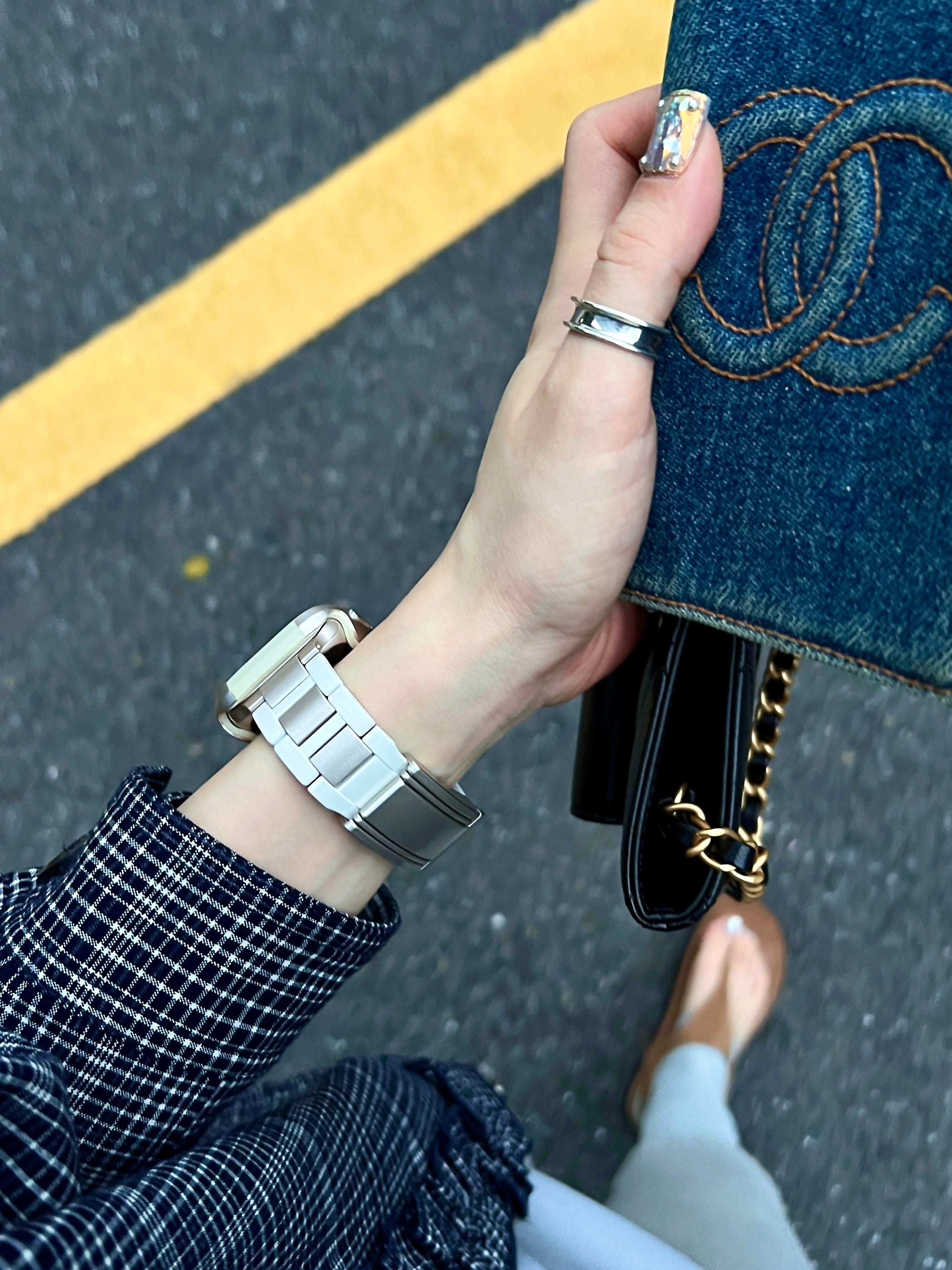 Outdoor camping silicone sports strap for applewatch