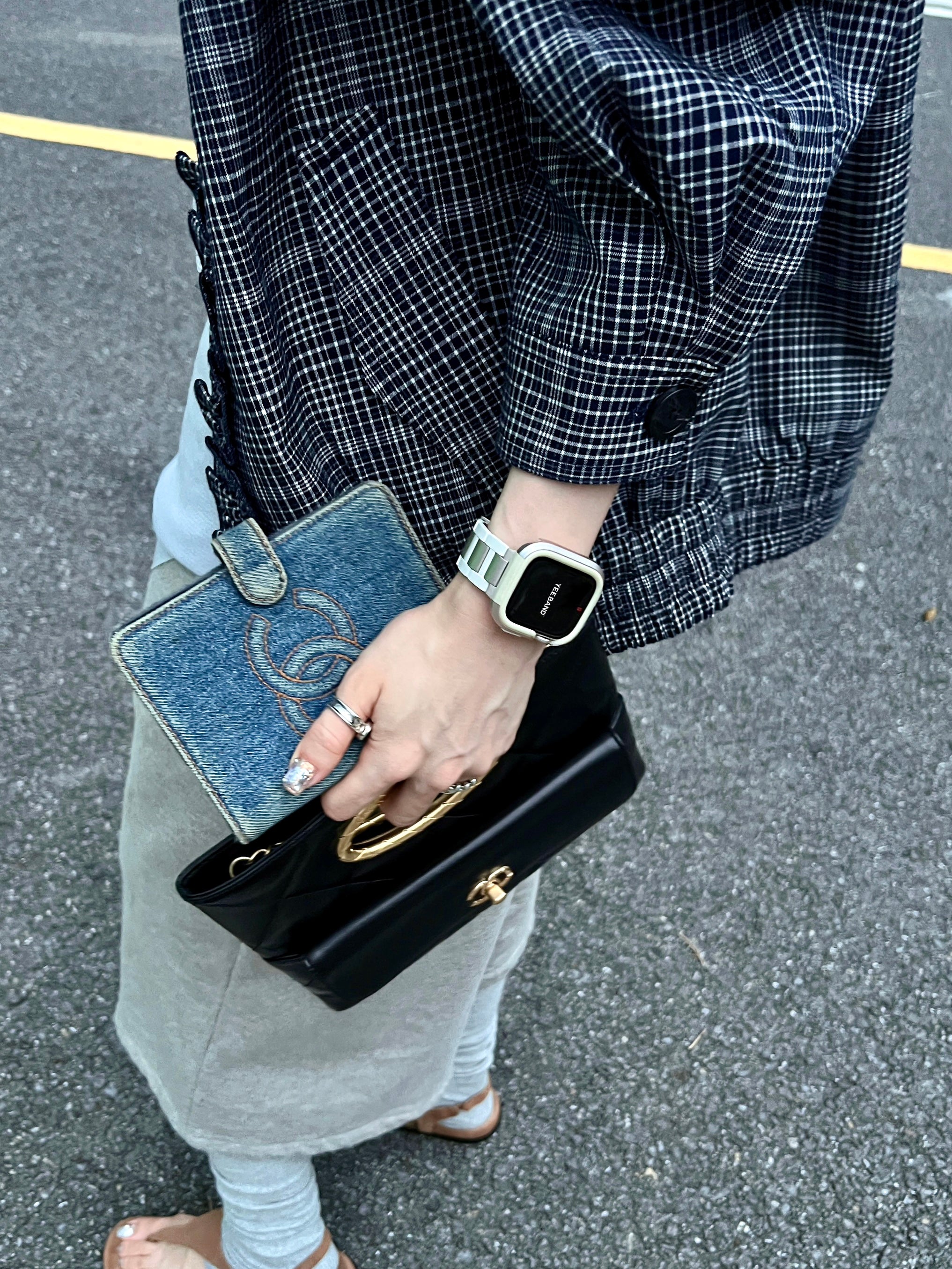 Outdoor camping silicone sports strap for applewatch