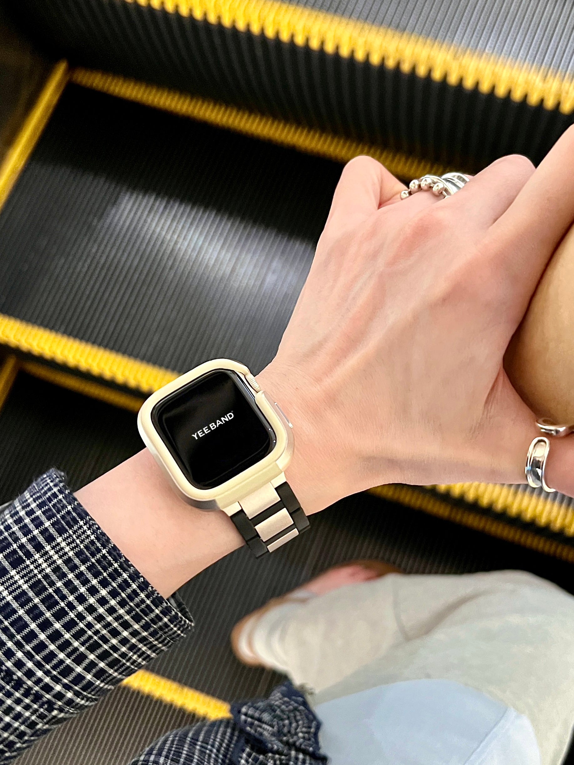 Outdoor camping silicone sports strap for applewatch