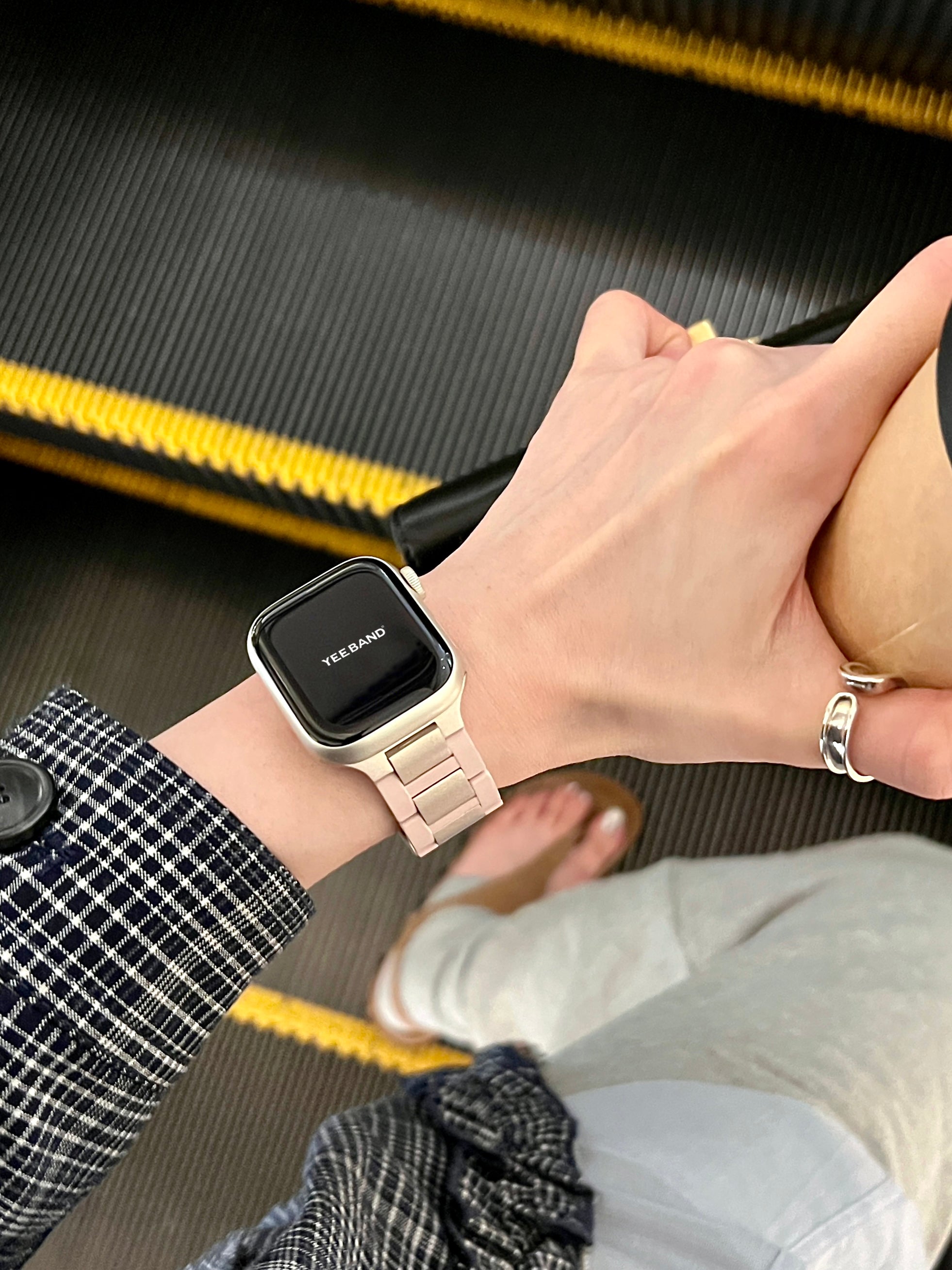 Outdoor camping silicone sports strap for applewatch