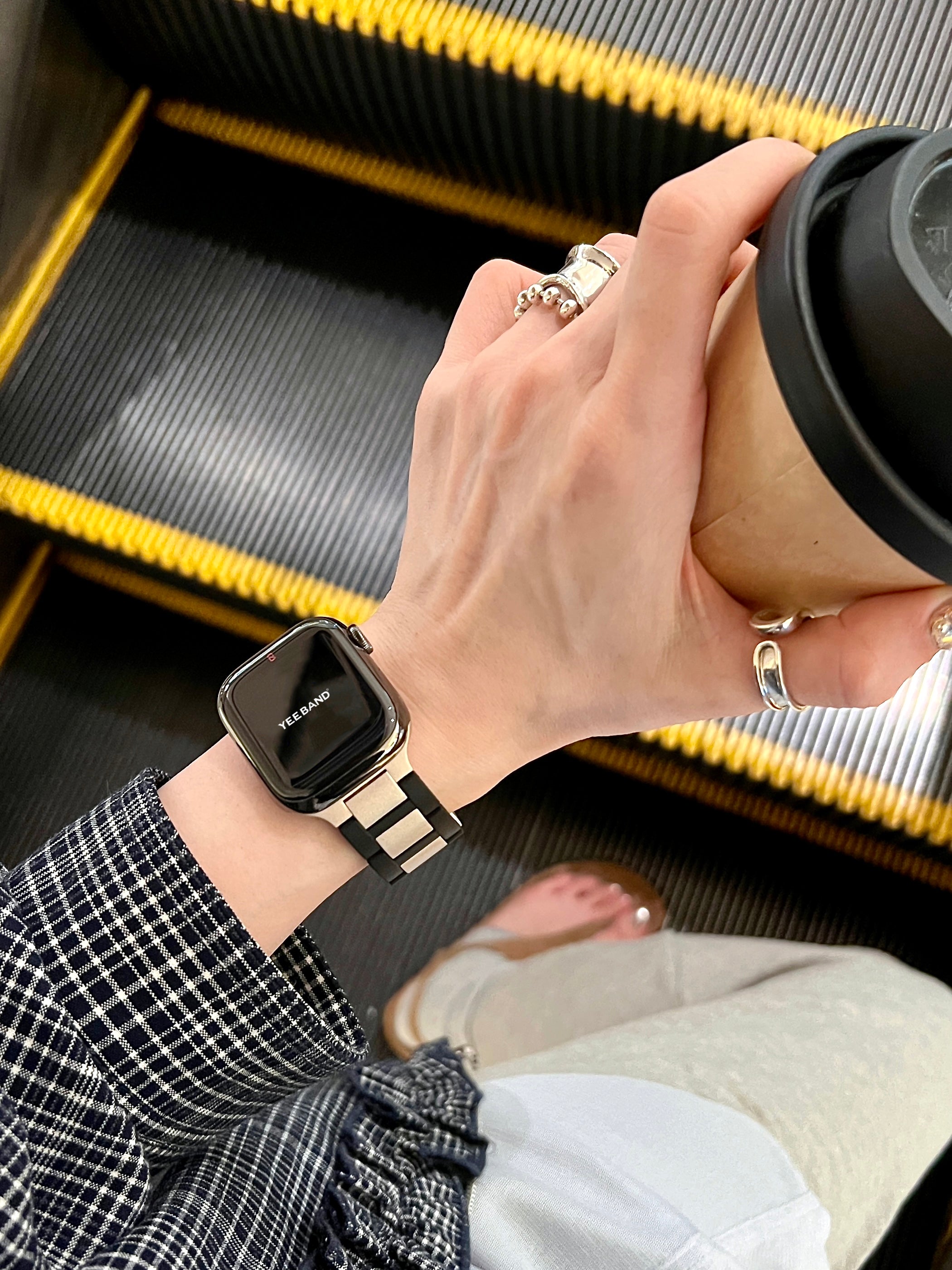 Outdoor camping silicone sports strap for applewatch