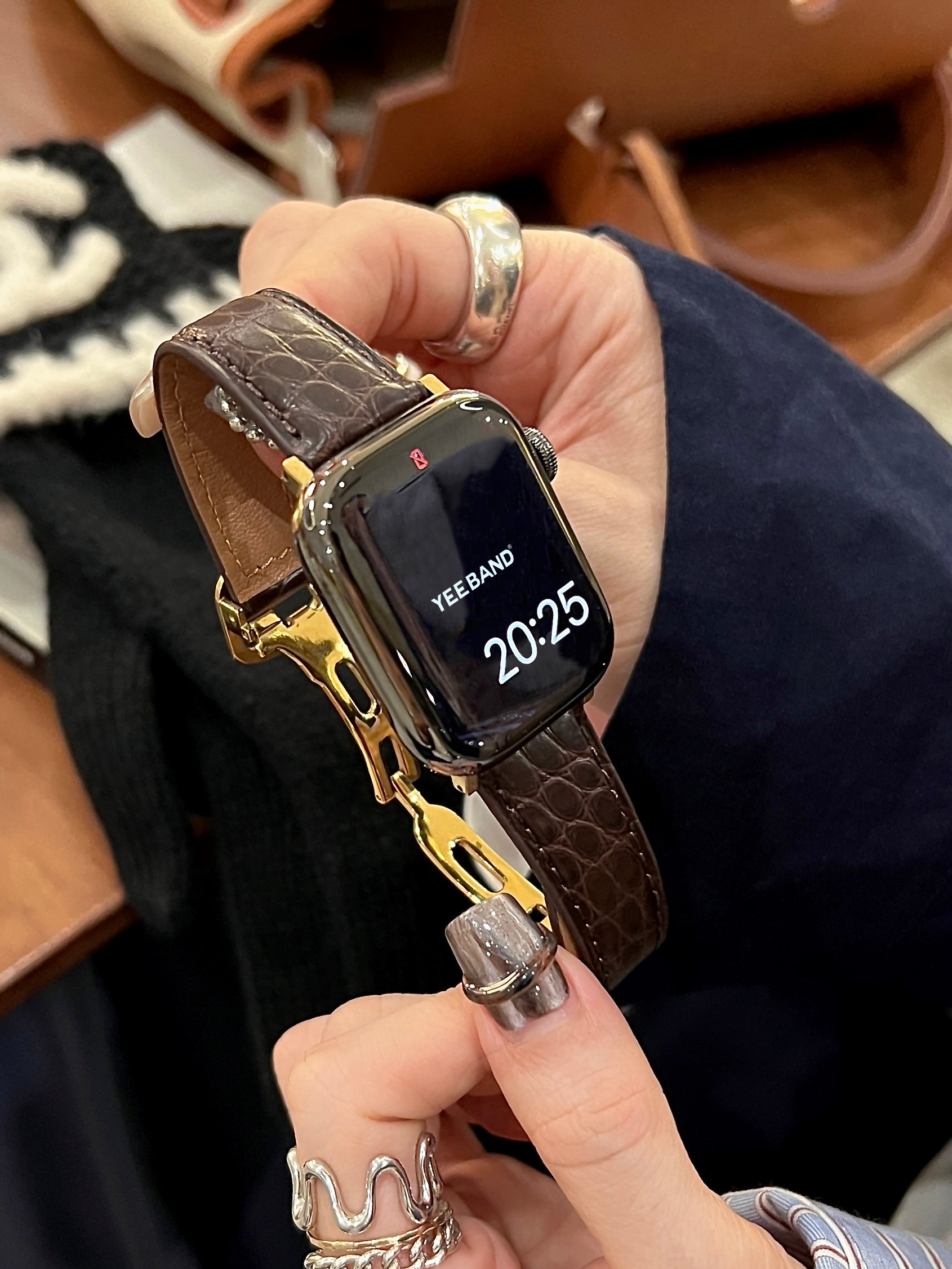 Premium American crocodile leather strap