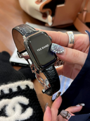American Alligator Watch Strap - Scorpion Black