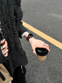 Black & Red Heart Cutout Strap