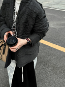 Black & Red Heart Cutout Strap