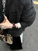 Black & Red Heart Cutout Strap