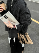 Black & Red Heart Cutout Strap