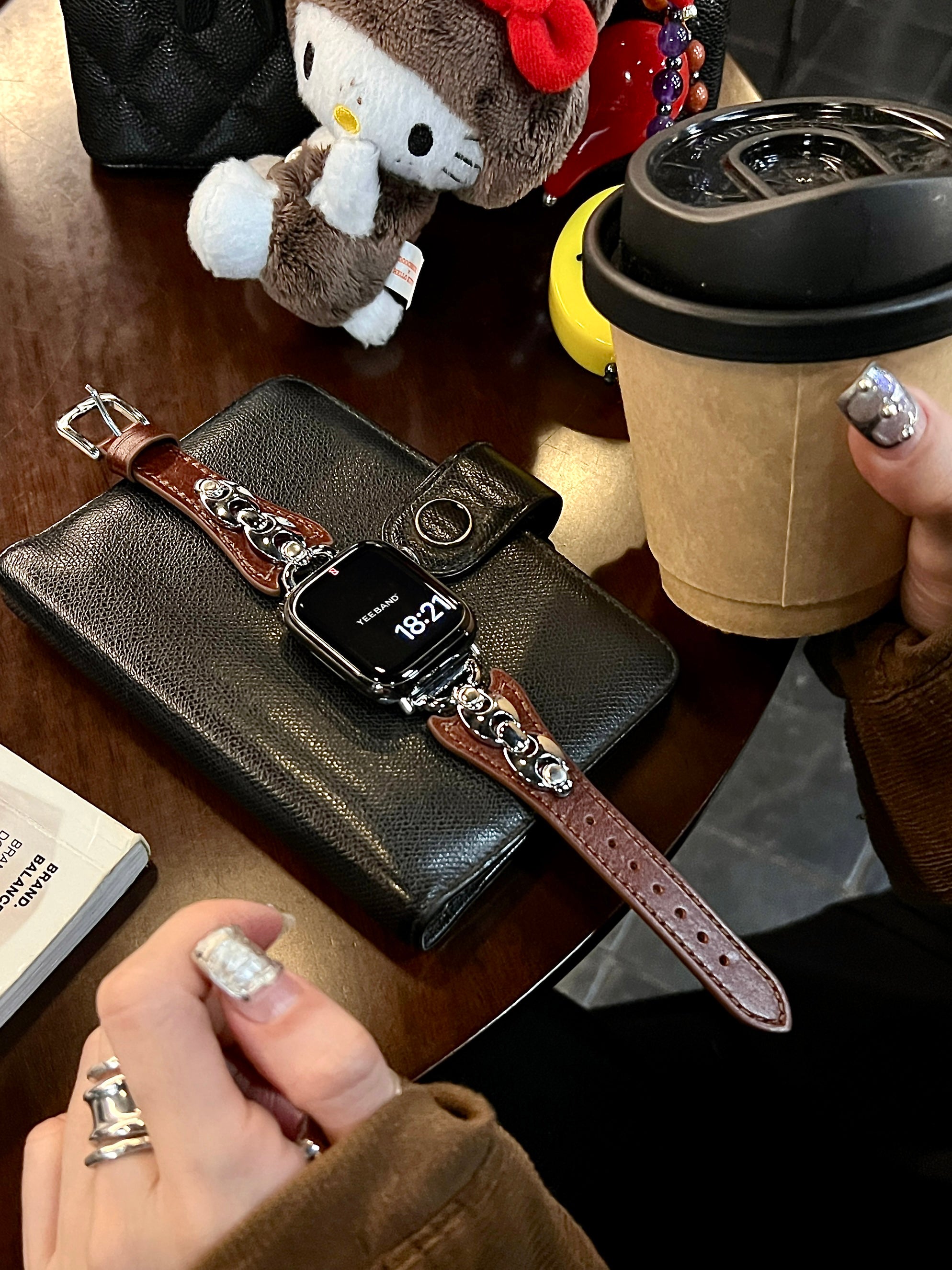Café Bean Leather Band