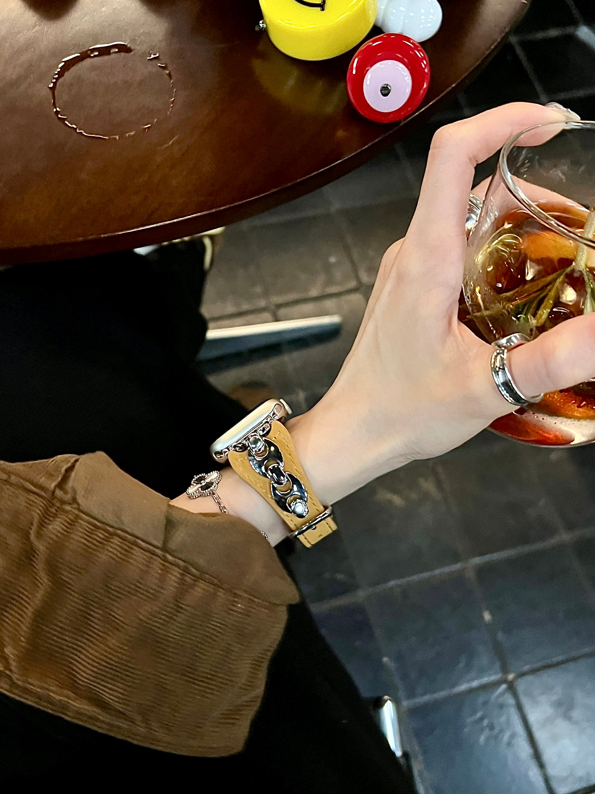 Café Bean Leather Band