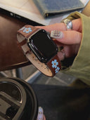 Sakura Bloom Leather Strap