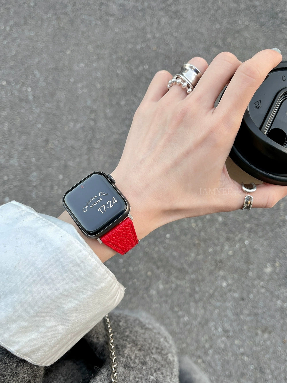 Pebbled Waist Strap for Applewatch