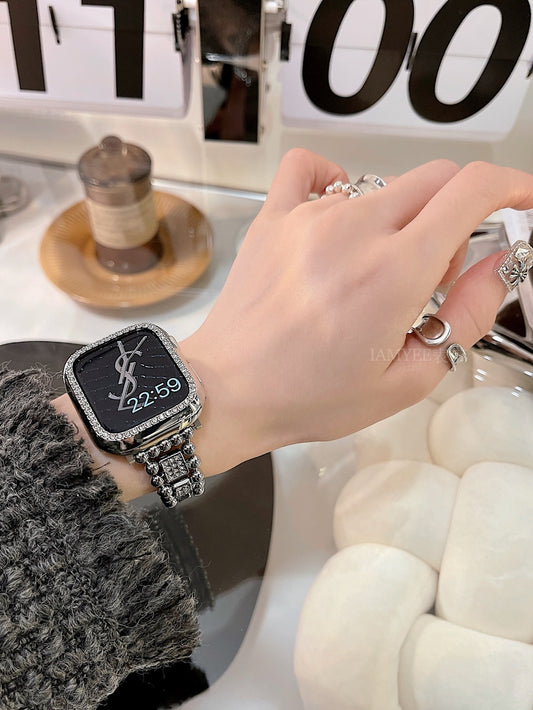 Hepburn retro metal strap chain terms are applicable to Applewatch